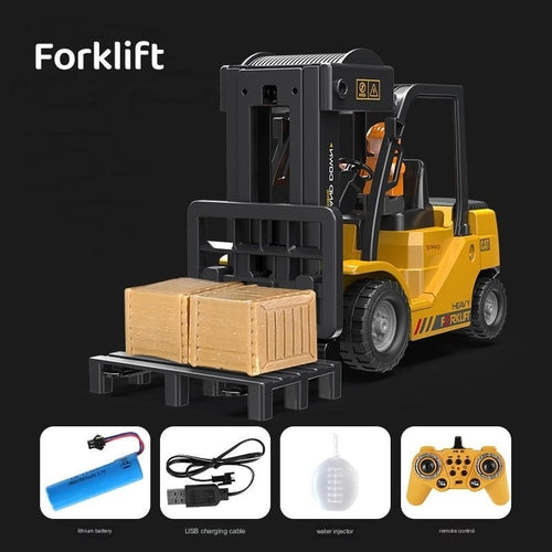 Alloy Charging Excavator Toy Car