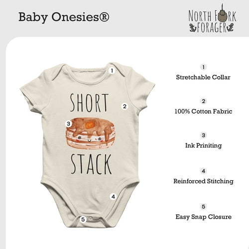Snacks Food Foodie - Baby Boy Girl Clothes Infant Bodysuit Funny Cute