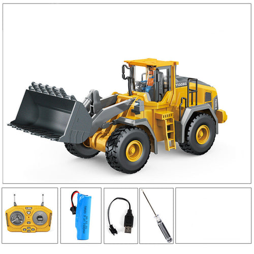 Alloy Charging Excavator Toy Car