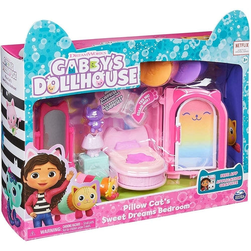 Gabby's Dollhouse - Pillow Cat's Sweet Dreams Bedroom Playset