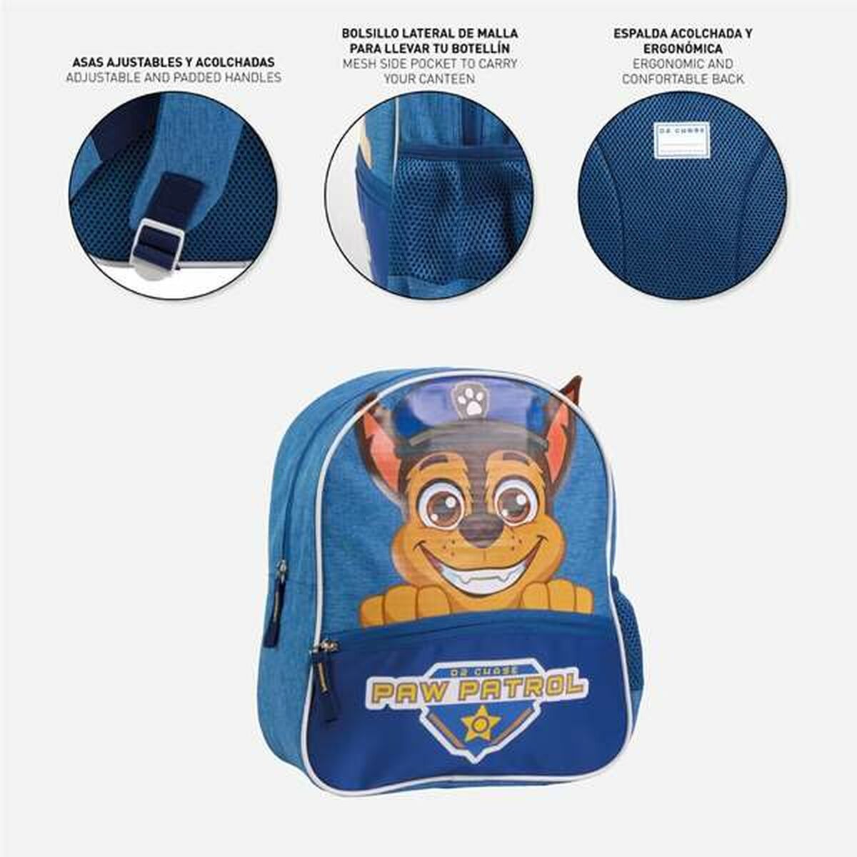School Bag The Paw Patrol Blue-2