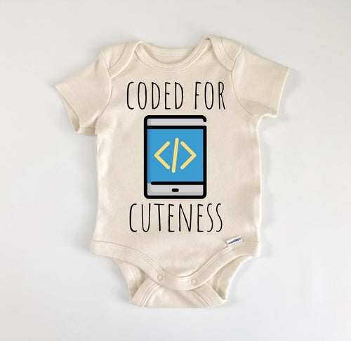 Mobile Coding App Coder - Baby Boy Girl Clothes Infant Bodysuit Funny