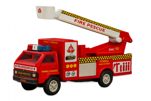 Toy Fire Rescue Truck with Extendable Ladder